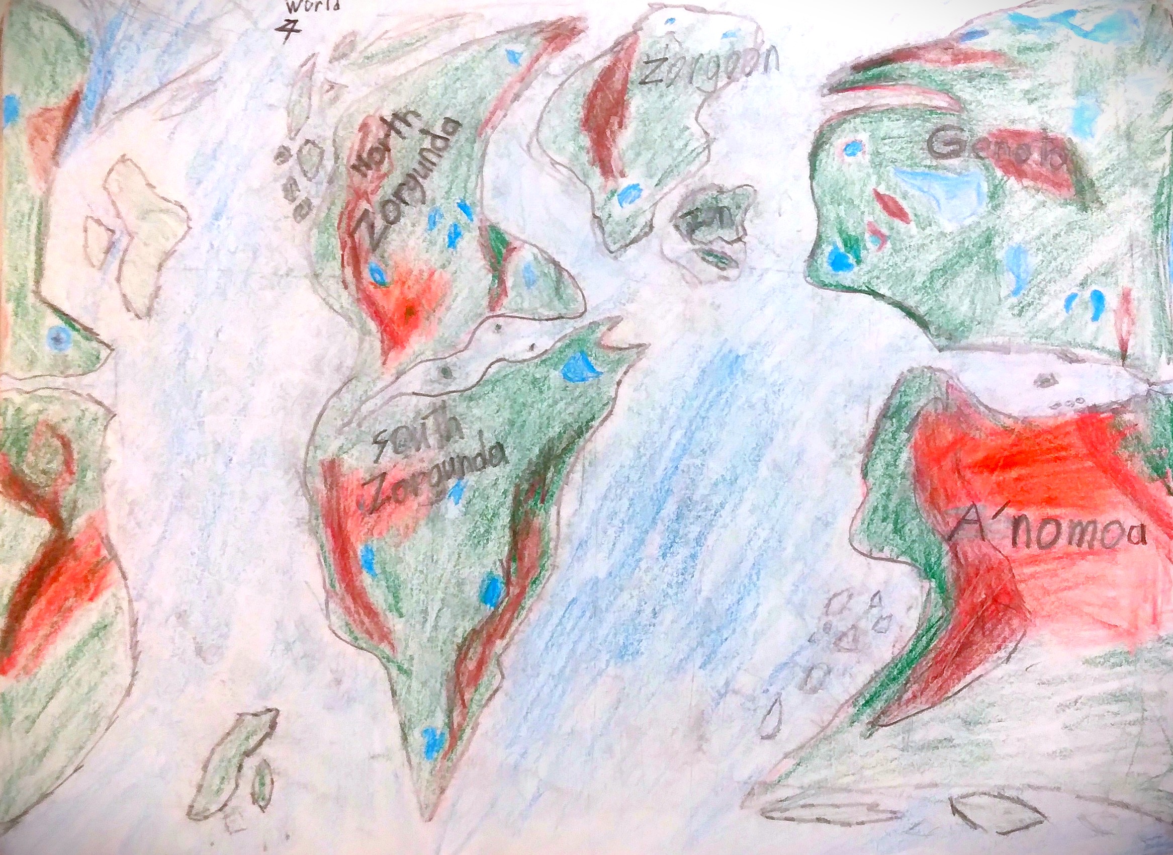 The map of world 7